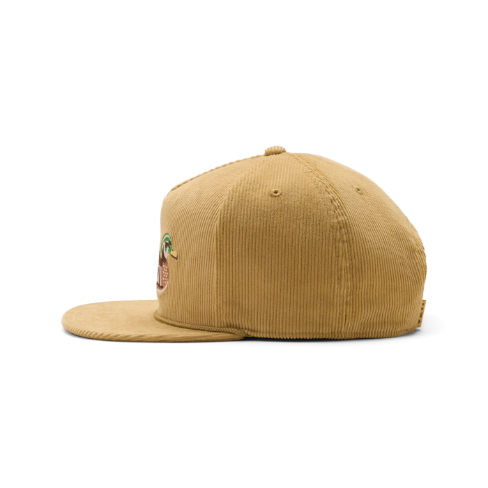 Corduroy Flat Brim Rope Hat - Image 2