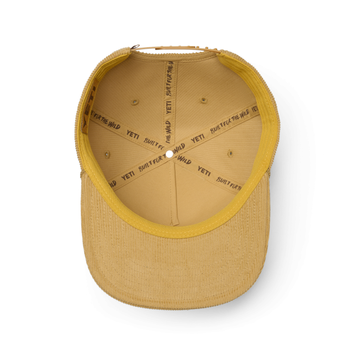 Corduroy Flat Brim Rope Hat - Image 5
